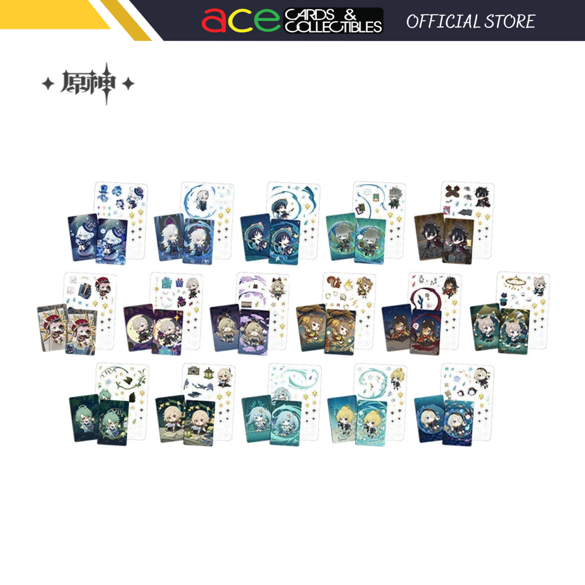 miHoYo Genshin Impact Starlit Letter Series Collection Card Set-Neuvillette-miHoYo-Ace Cards &amp; Collectibles