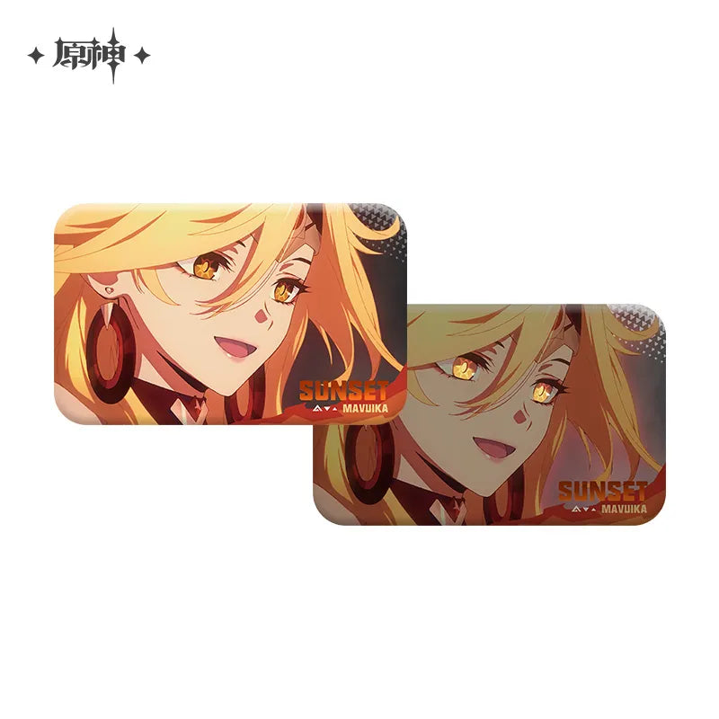 miHoYo Genshin Impact "Sunset Series" Merchandise-Badge A-miHoYo-Ace Cards & Collectibles