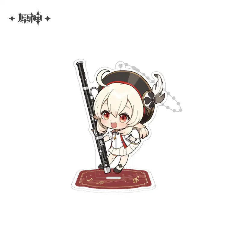 miHoYo Genshin Impact Symphony Into A Dream Chibi Character Hangable Standee-Diluc-miHoYo-Ace Cards & Collectibles