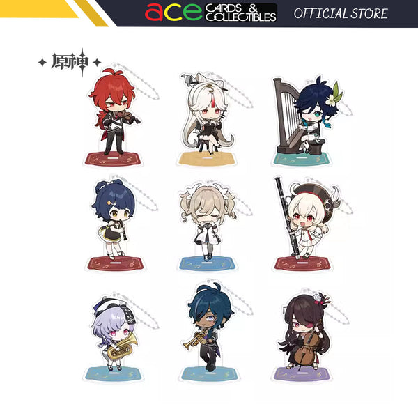 miHoYo Genshin Impact Symphony Into A Dream Chibi Character Hangable Standee-Diluc-miHoYo-Ace Cards & Collectibles