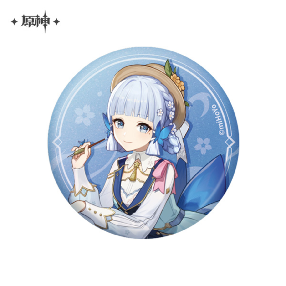 miHoYo Genshin Impact Teyvat Style Character Outfit Badge & Stand-Ayaka Acrylic-miHoYo-Ace Cards & Collectibles