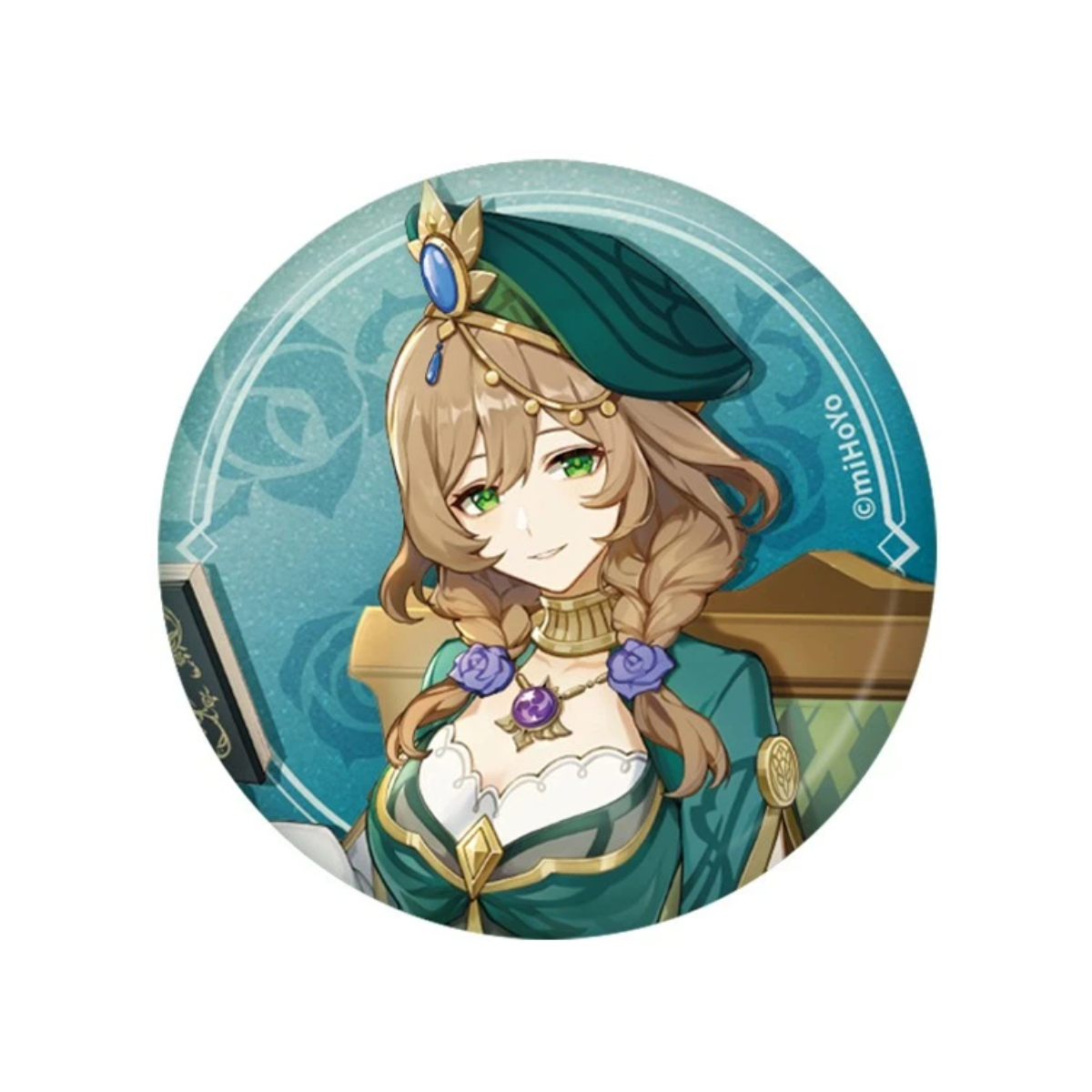 miHoYo Genshin Impact Teyvat Style Character Outfit Badge & Stand-Ayaka Acrylic-miHoYo-Ace Cards & Collectibles