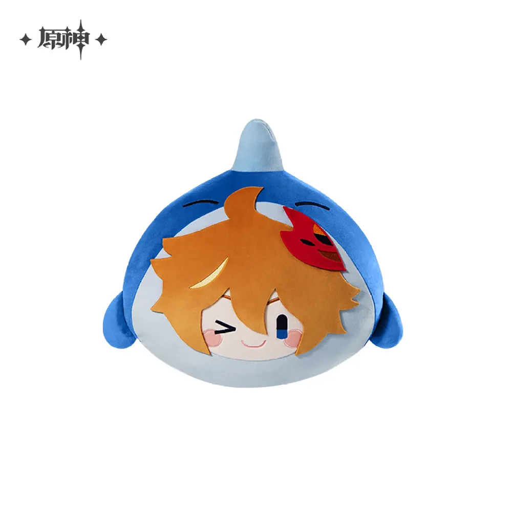 miHoYo Genshin Impact Teyvat Zoo Plush Throw Pillow-Tartaglia-miHoYo-Ace Cards &amp; Collectibles