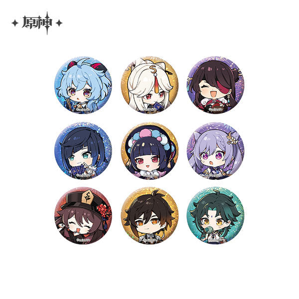 miHoYo Genshin Impact The Exquisite Night Chimes Mini Badge Set-Set B-miHoYo-Ace Cards &amp; Collectibles