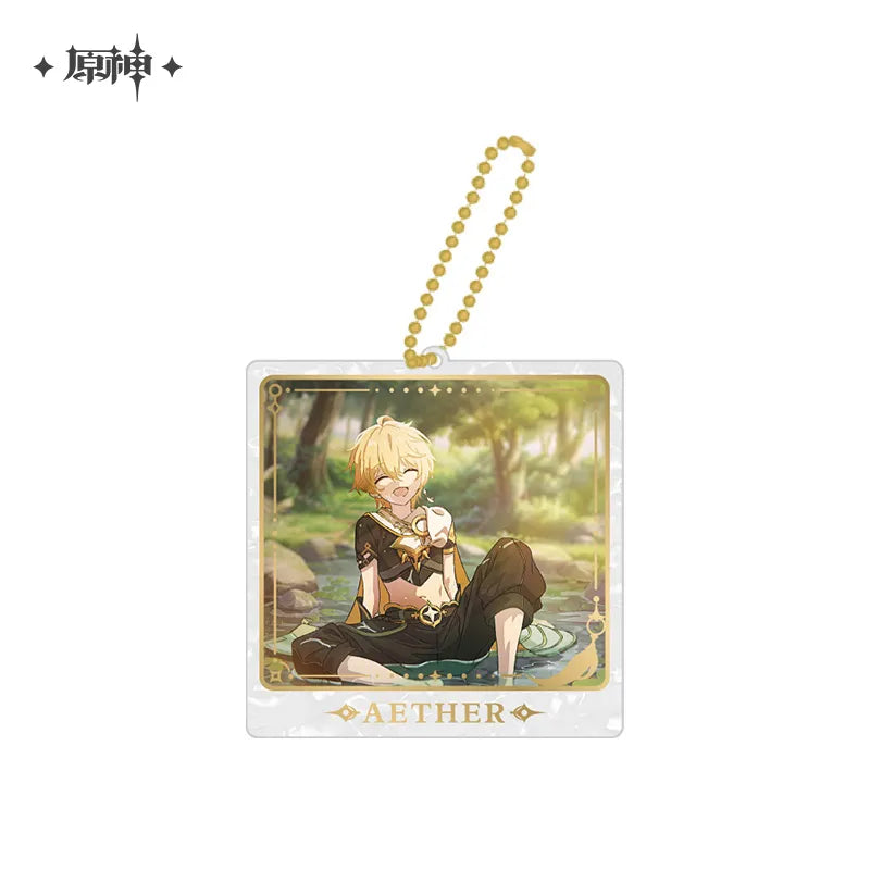 miHoYo Genshin Impact The Road Not Traveled Hanging Acrylic Keychain Series-Aether-A-miHoYo-Ace Cards & Collectibles