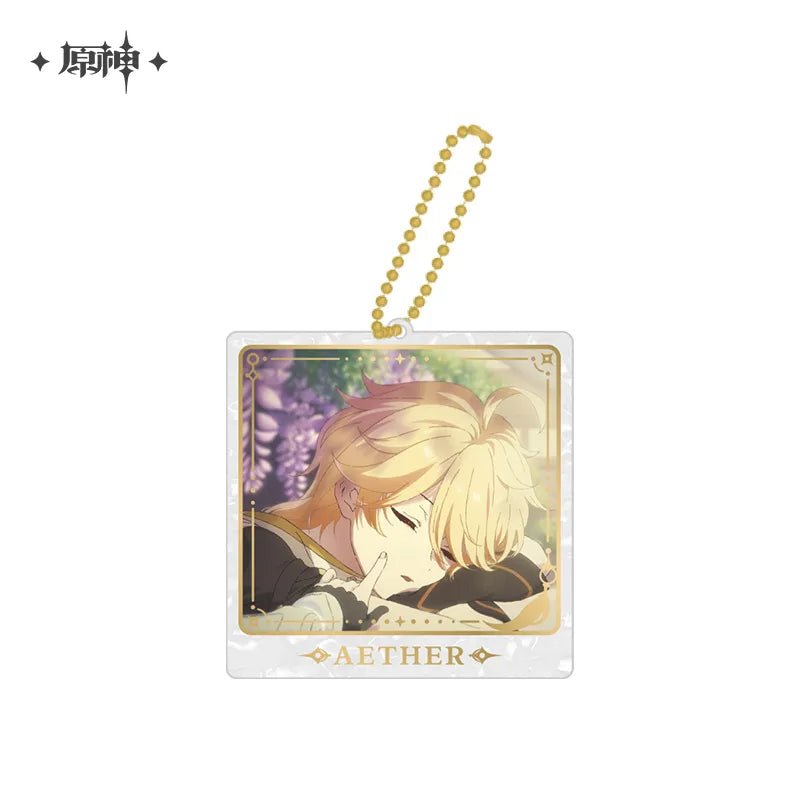 miHoYo Genshin Impact The Road Not Traveled Hanging Acrylic Keychain Series-Aether-A-miHoYo-Ace Cards & Collectibles