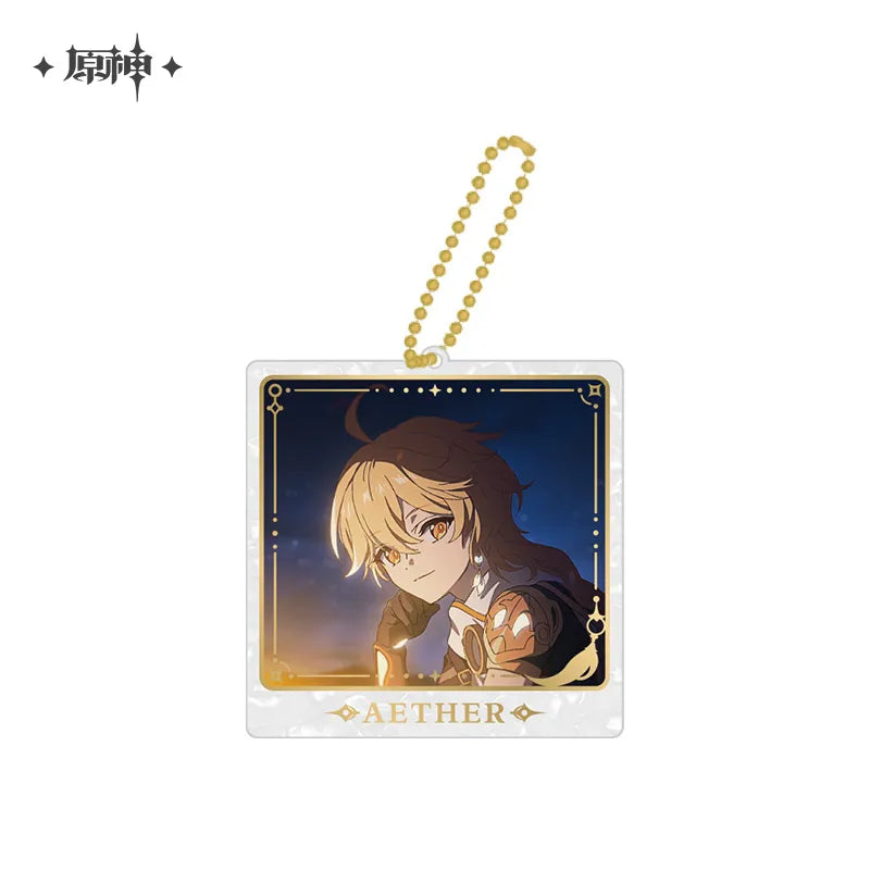 miHoYo Genshin Impact The Road Not Traveled Hanging Acrylic Keychain Series-Aether-A-miHoYo-Ace Cards & Collectibles