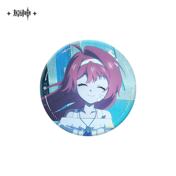 miHoYo Genshin Impact The Song Burning in the Embers Badge-Type C-miHoYo-Ace Cards & Collectibles