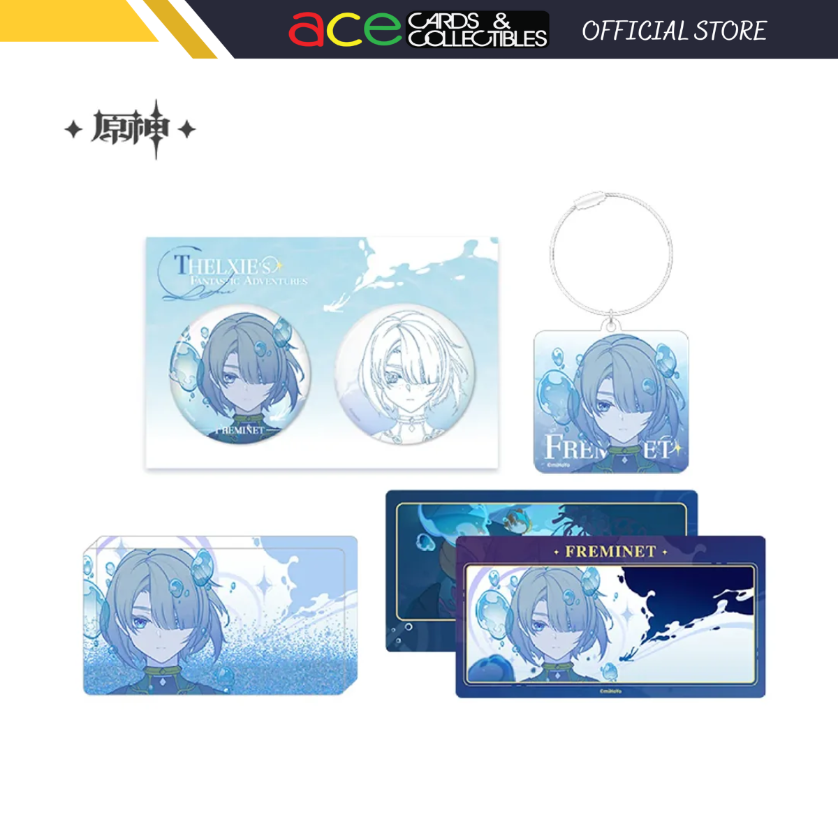 miHoYo Genshin Impact Thelxie’s Fantastic Adventures Merchandise-Acrylic Keychain-miHoYo-Ace Cards &amp; Collectibles