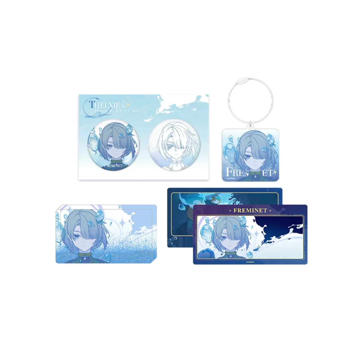 miHoYo Genshin Impact Thelxie’s Fantastic Adventures Merchandise-Acrylic Keychain-miHoYo-Ace Cards & Collectibles