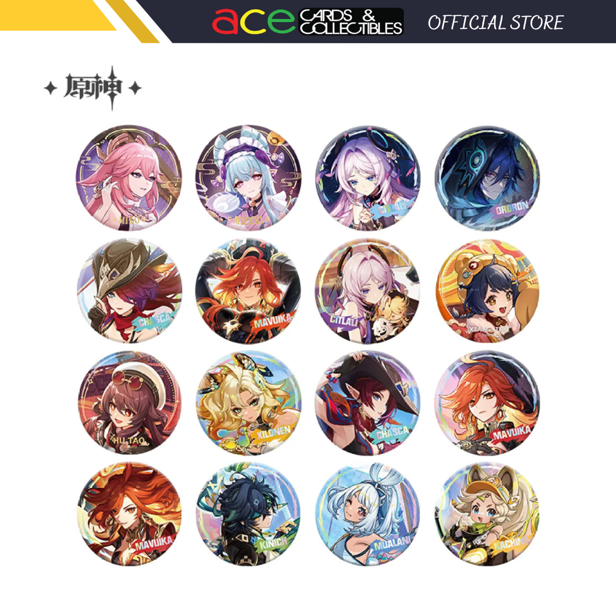 miHoYo Genshin Impact Theme Character Badge Vol. 2-Mavuika A-miHoYo-Ace Cards & Collectibles