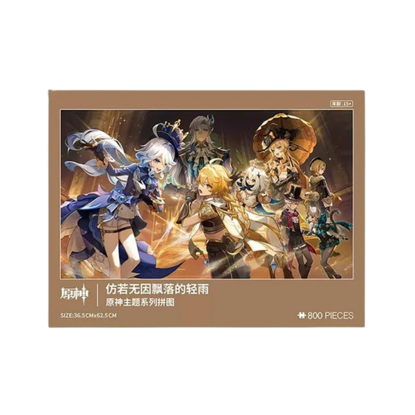 miHoYo Genshin Impact Theme Jigsaw Puzzle: As Light Rain Falls Without Reason-miHoYo-Ace Cards & Collectibles