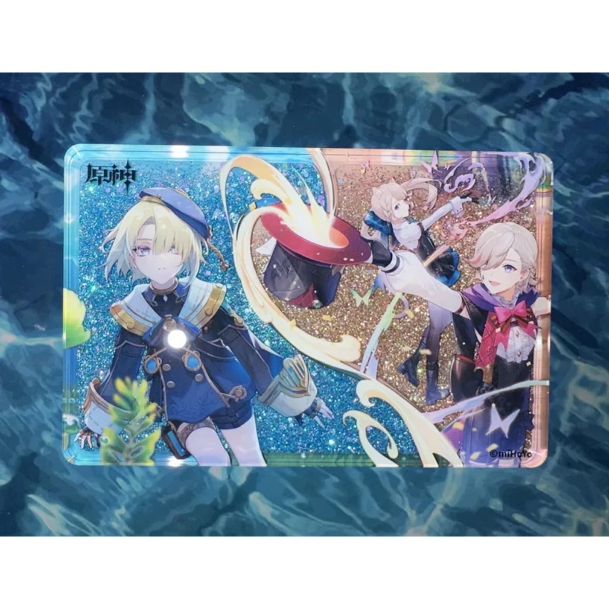 miHoYo Genshin Impact Theme Quicksand Acrylic Block "As Light Rain Falls Without Reason"-miHoYo-Ace Cards & Collectibles