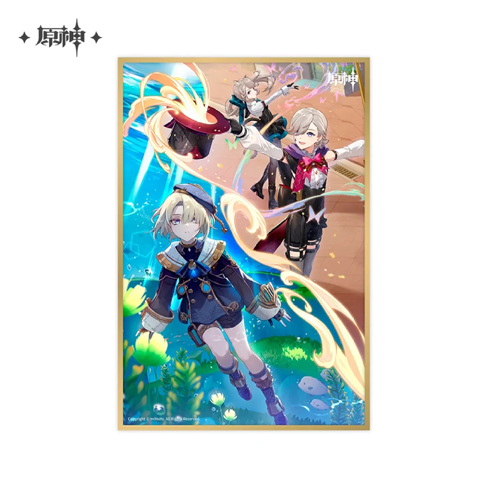 miHoYo Genshin Impact Theme Series Shikishi Art Board-As Light Rain Falls Without Reason-miHoYo-Ace Cards &amp; Collectibles