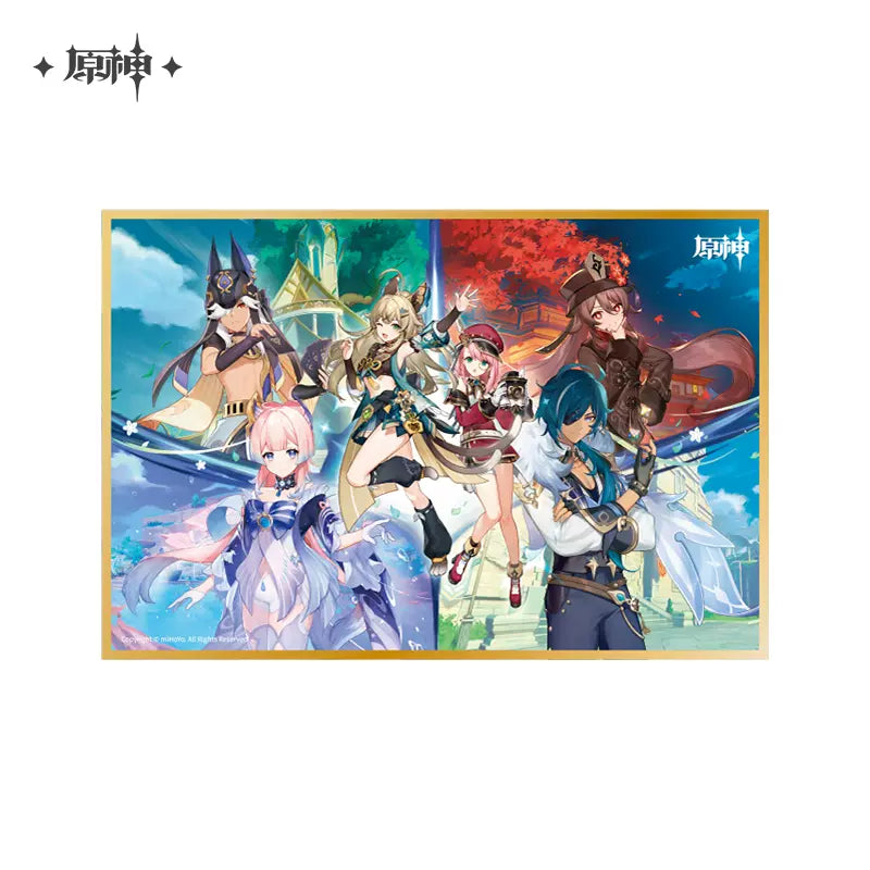 miHoYo Genshin Impact Theme Series Shikishi Art Board-Summoner Duel Summit-miHoYo-Ace Cards &amp; Collectibles
