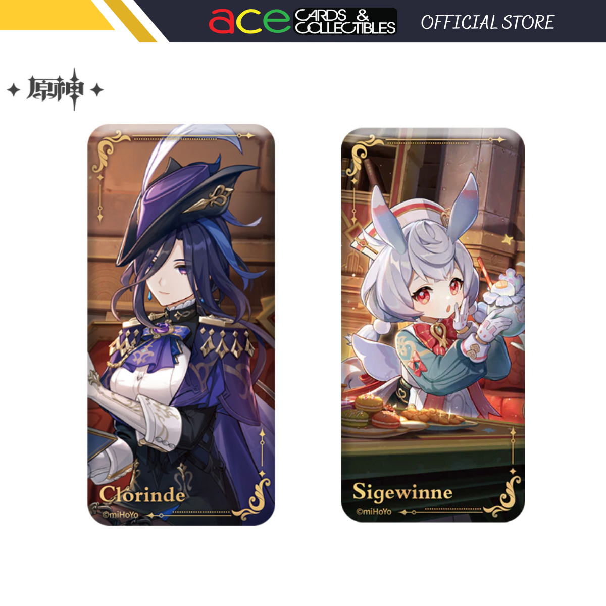 miHoYo Genshin Impact Theme Square Badge "An Everlasting Dream Interwined" Series-Clorinde-miHoYo-Ace Cards & Collectibles