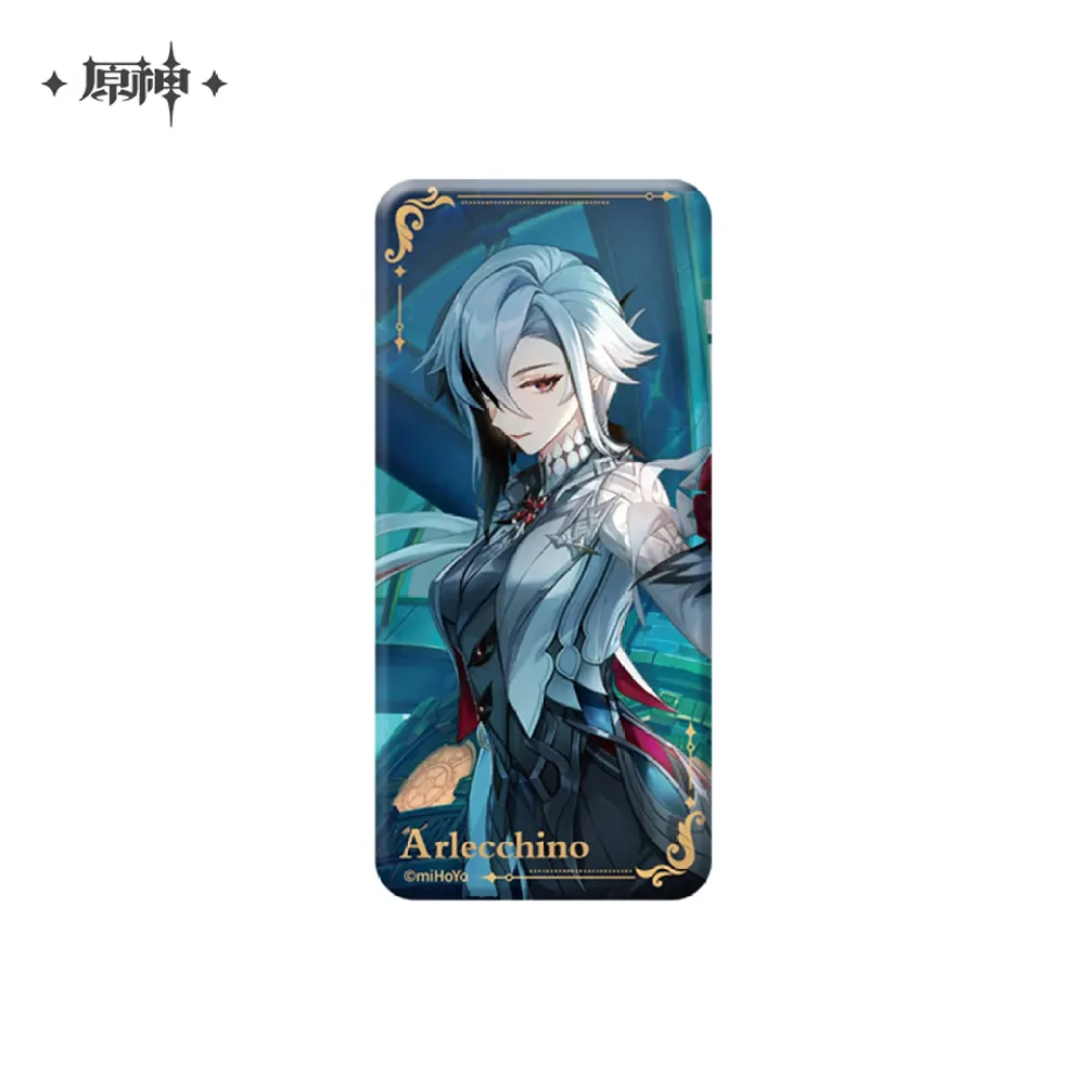 miHoYo Genshin Impact &quot;To the Stars Shining in the Depths&quot; Character Badge Series-Arlecchino-miHoYo-Ace Cards &amp; Collectibles