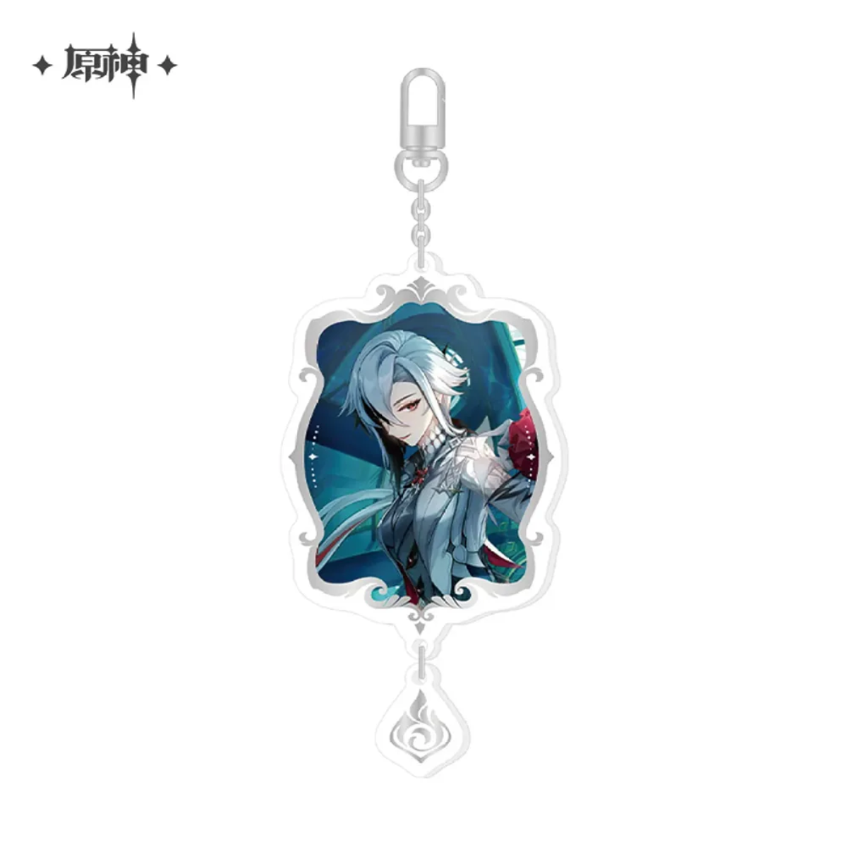 miHoYo Genshin Impact &quot;To the Stars Shining in the Depths&quot; Character Keychain-Arlecchino-miHoYo-Ace Cards &amp; Collectibles