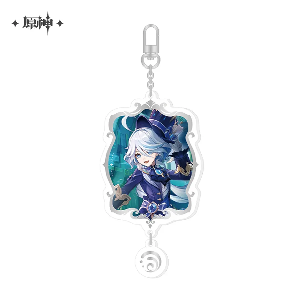 miHoYo Genshin Impact &quot;To the Stars Shining in the Depths&quot; Character Keychain-Furina-miHoYo-Ace Cards &amp; Collectibles