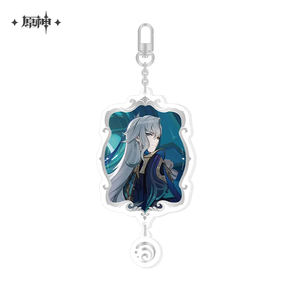 miHoYo Genshin Impact &quot;To the Stars Shining in the Depths&quot; Character Keychain-Neuvillette-miHoYo-Ace Cards &amp; Collectibles