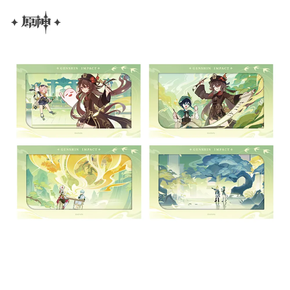 miHoYo Genshin Impact Waterborne Poetry Series Collection Cards-Hutao & Diona-miHoYo-Ace Cards & Collectibles