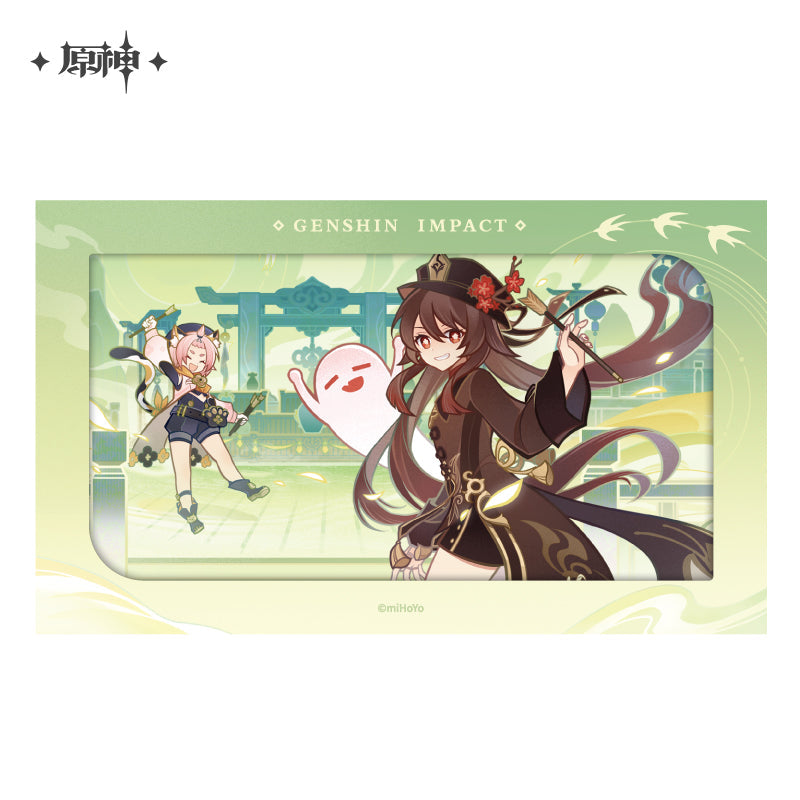 miHoYo Genshin Impact Waterborne Poetry Series Collection Cards-Hutao &amp; Diona-miHoYo-Ace Cards &amp; Collectibles