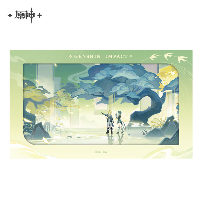 miHoYo Genshin Impact Waterborne Poetry Series Collection Cards-Hutao & Diona-miHoYo-Ace Cards & Collectibles