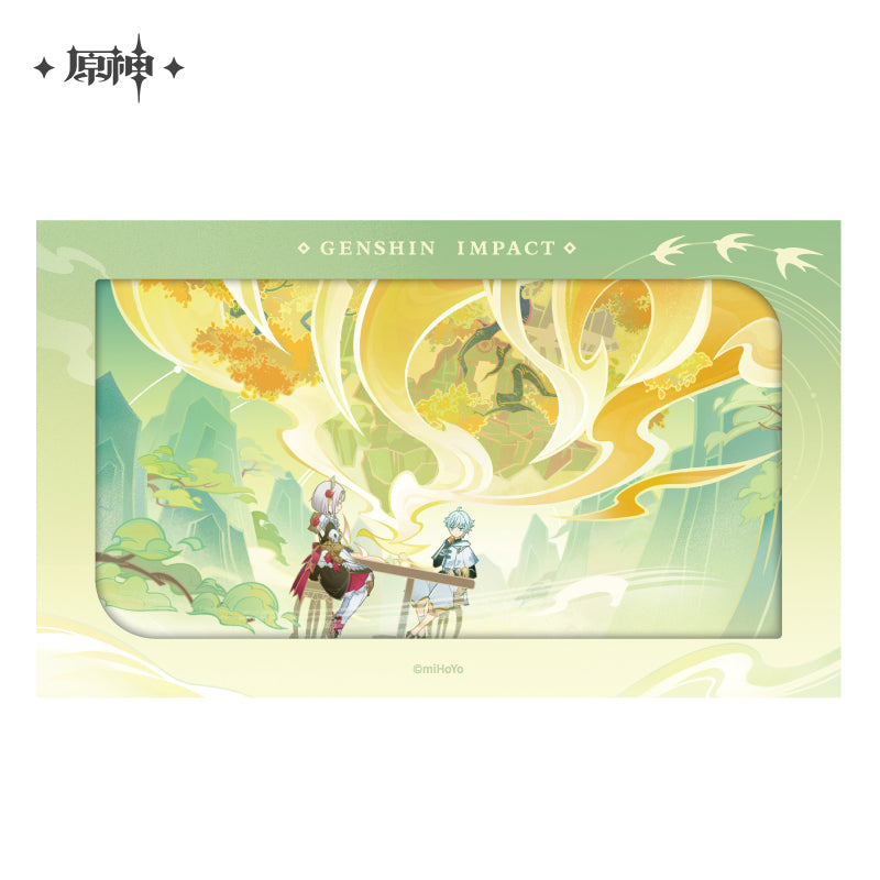 miHoYo Genshin Impact Waterborne Poetry Series Collection Cards-Hutao & Diona-miHoYo-Ace Cards & Collectibles