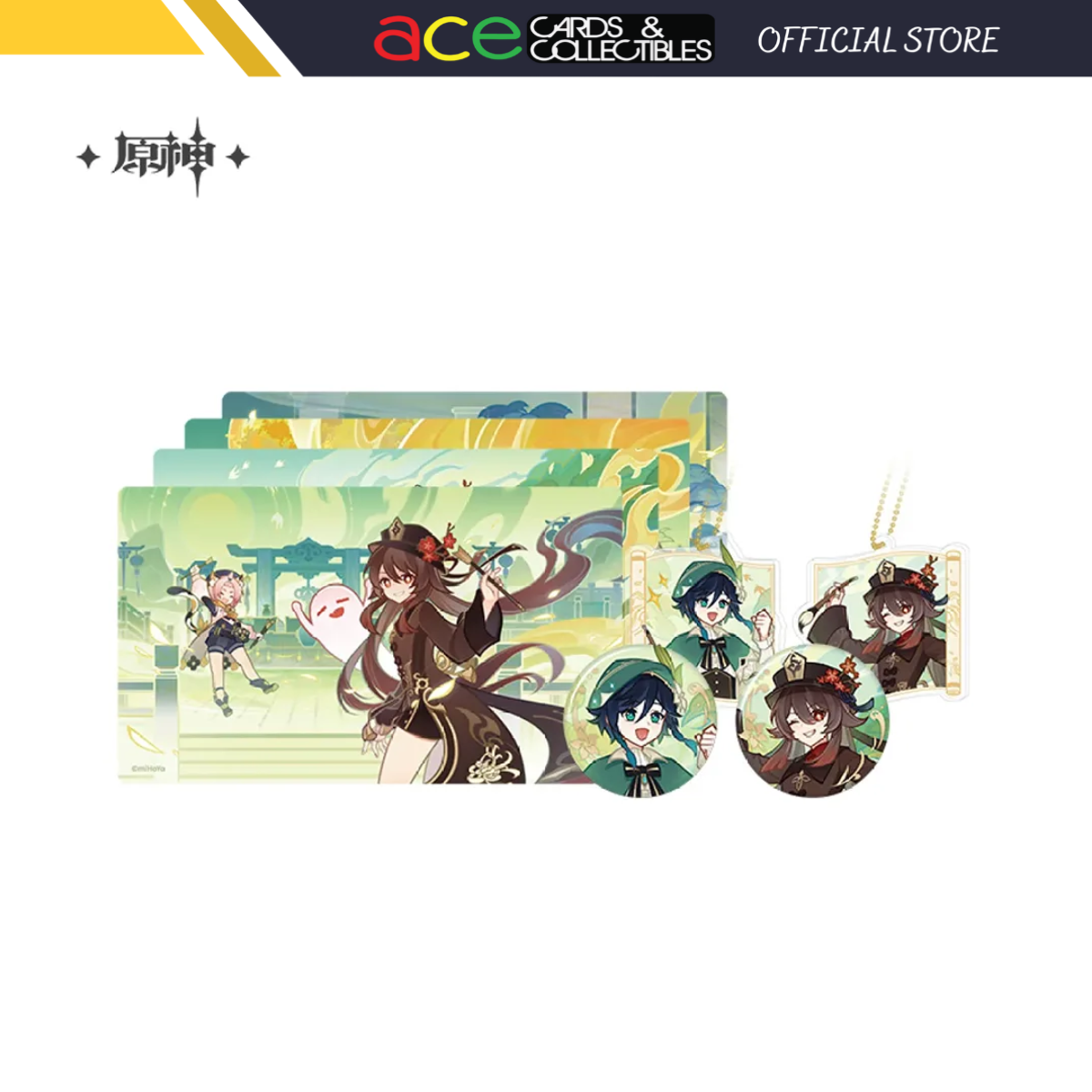 miHoYo Genshin Impact Waterborne Poetry Series Collection Cards-Hutao & Diona-miHoYo-Ace Cards & Collectibles