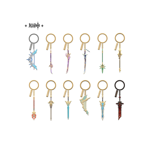 miHoYo Genshin Impact Weapon Metal Charm Collection Keychain-Freedom-Sworn-miHoYo-Ace Cards & Collectibles