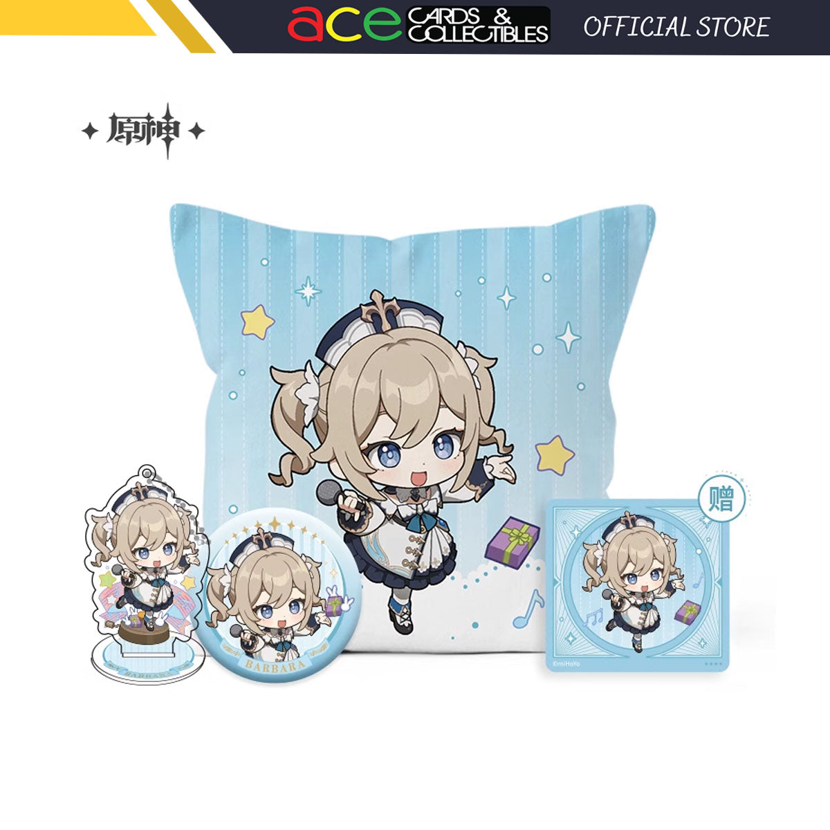 miHoYo Genshin Impact Yuanding Courtesy Series &quot;Barbara&quot;-Acrylic Keychain-miHoYo-Ace Cards &amp; Collectibles
