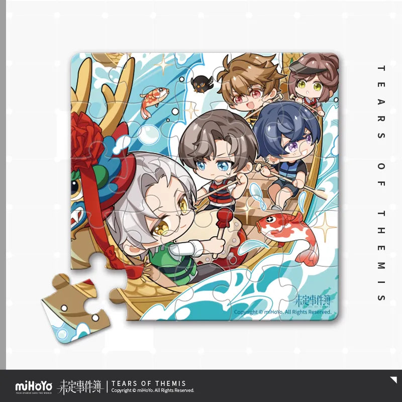 miHoYo Tears of Themis Chibi Acrylic Puzzle Series-Fish&amp;Dragon Ritual-miHoYo-Ace Cards &amp; Collectibles