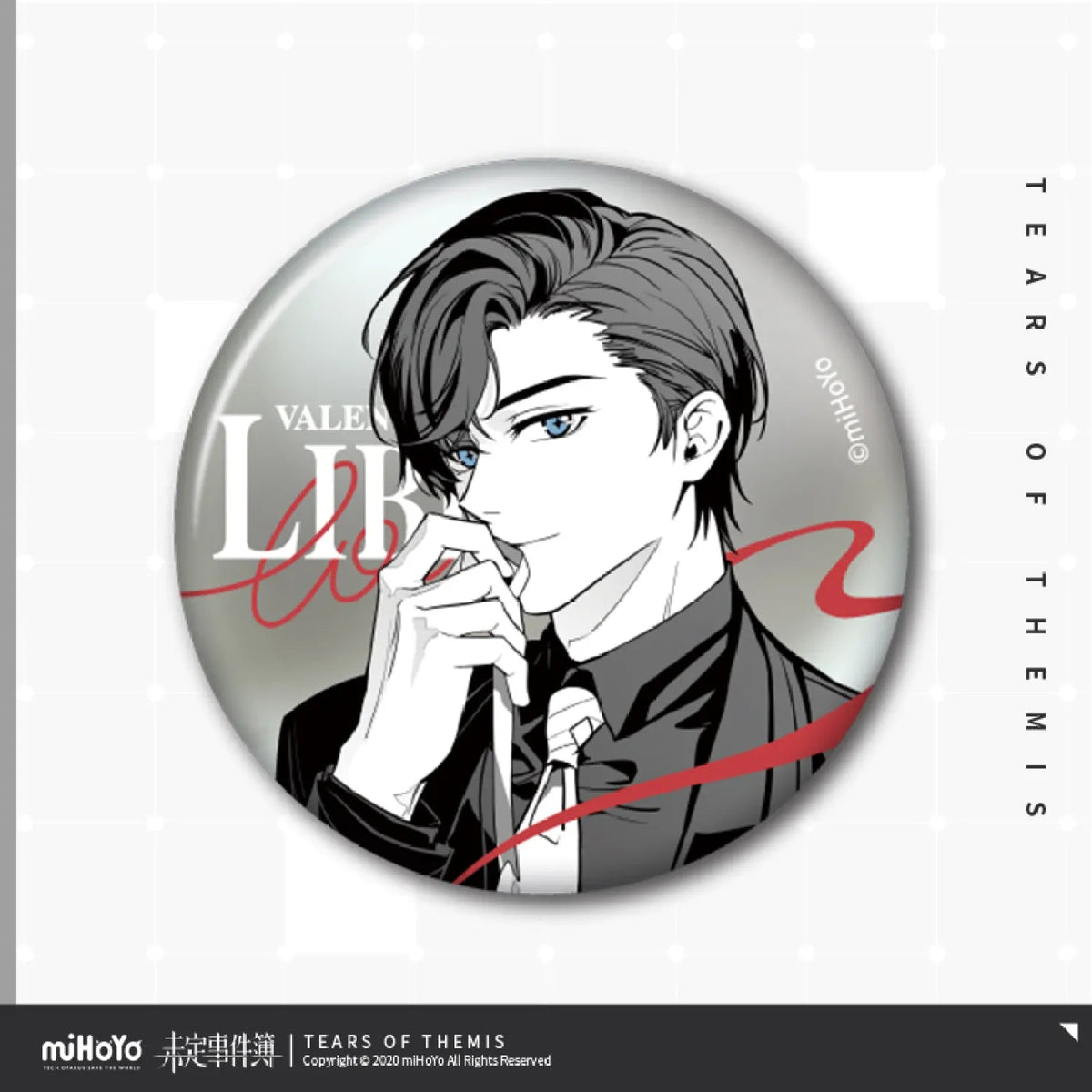 miHoYo Tears of Themis Happy Valentine&#39;s Day Badge Series-Zuo Ran-miHoYo-Ace Cards &amp; Collectibles