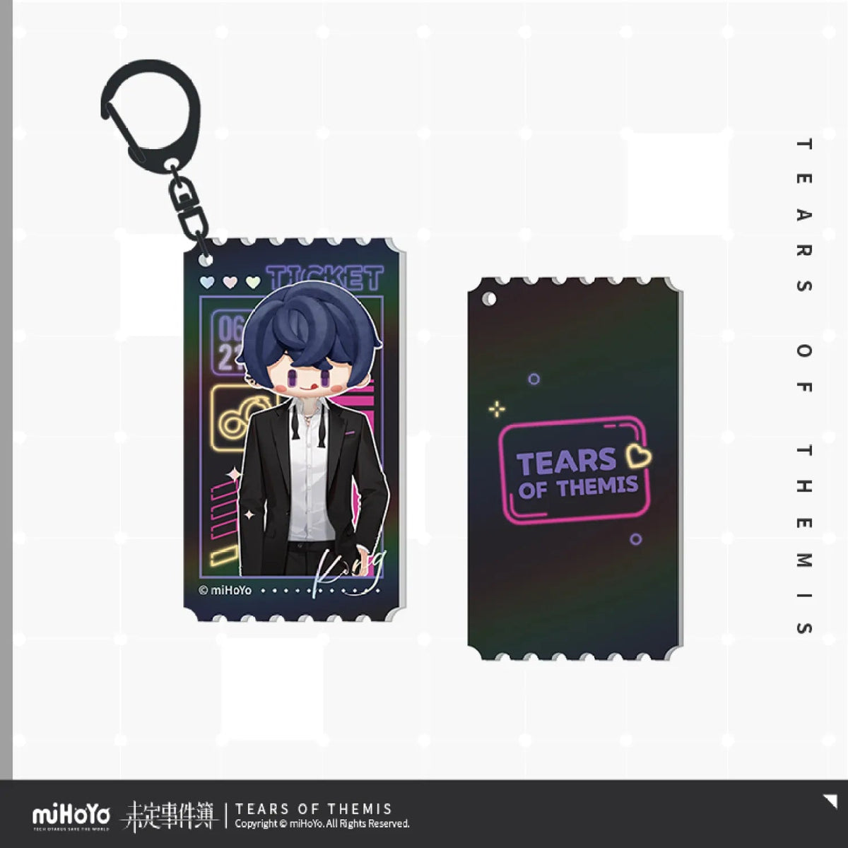 miHoYo Tears of Themis Heart-Stealing Acrylic Keychain Series-Lu Jing He-miHoYo-Ace Cards &amp; Collectibles