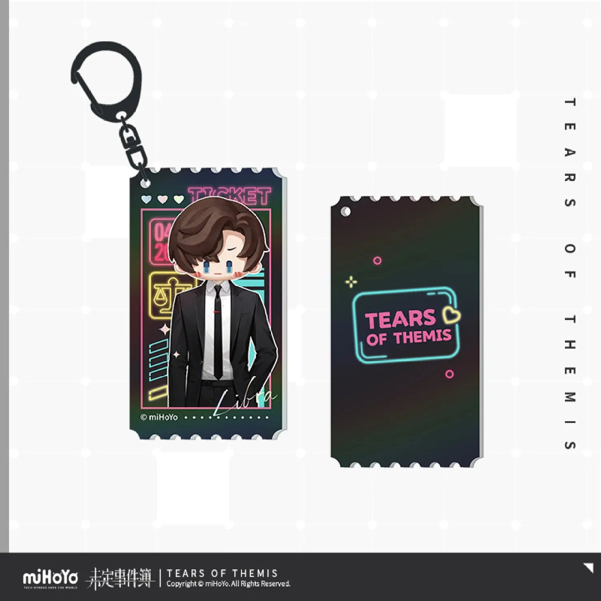 miHoYo Tears of Themis Heart-Stealing Acrylic Keychain Series-Zuo Ran-miHoYo-Ace Cards &amp; Collectibles