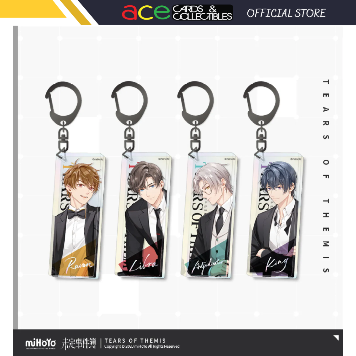 miHoYo Tears of Themis Heartbeat Acrylic Keychain Series-Xia Yan-miHoYo-Ace Cards & Collectibles