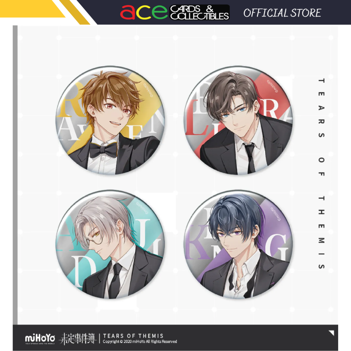 miHoYo Tears of Themis Heartbeat Badge Series-Xia Yan-miHoYo-Ace Cards &amp; Collectibles