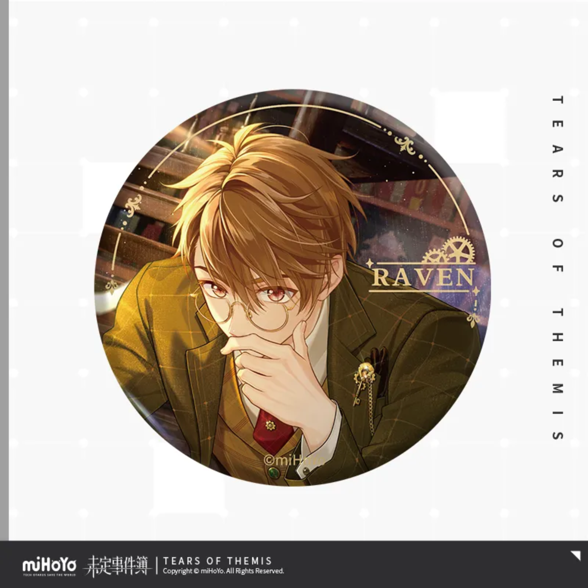 miHoYo Tears of Themis Love Beckeron Badge Series-Zuo Ran-miHoYo-Ace Cards &amp; Collectibles