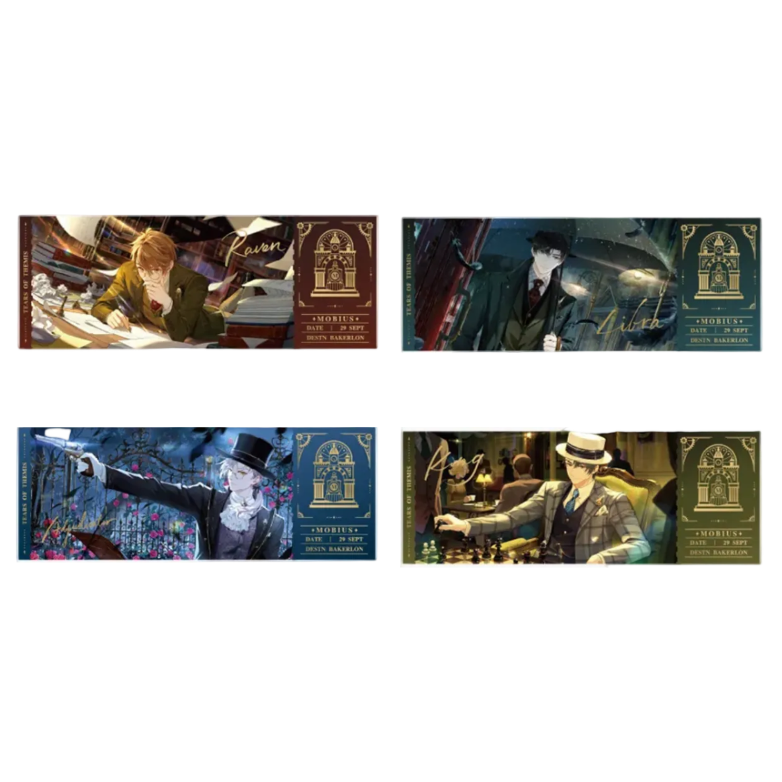 miHoYo Tears of Themis Love Beckeron Holographic Ticket Series-Xia Yan-miHoYo-Ace Cards & Collectibles