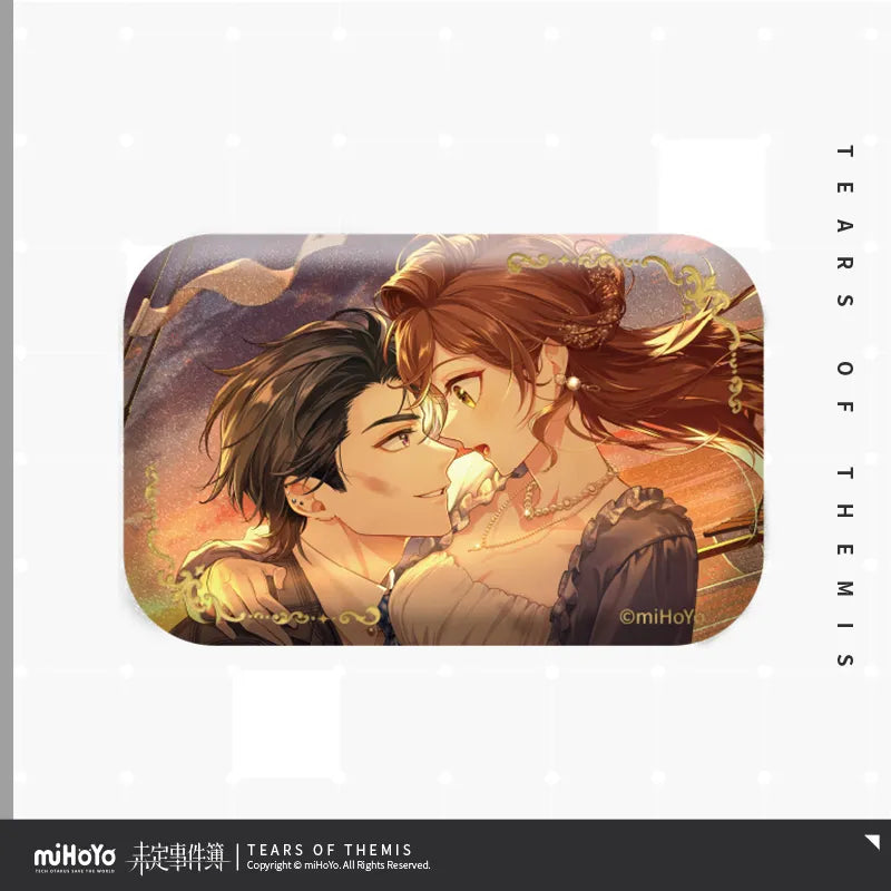 miHoYo Tears of Themis Love Beckeron Square Badge Series-Lu Jing He-miHoYo-Ace Cards &amp; Collectibles