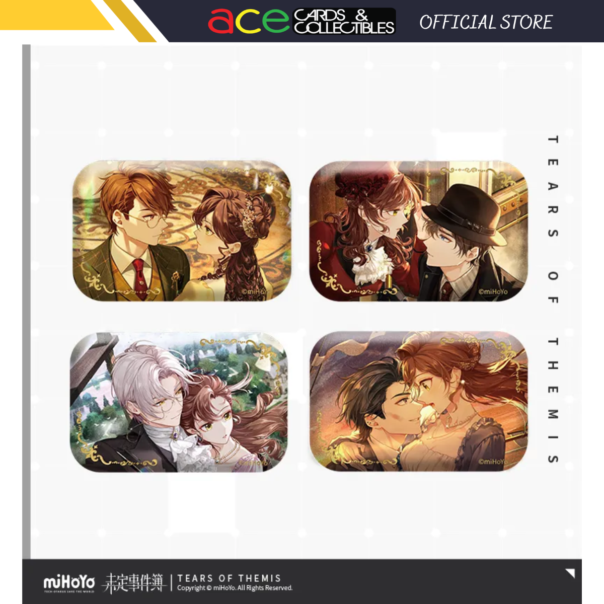 miHoYo Tears of Themis Love Beckeron Square Badge Series-Xia Yan-miHoYo-Ace Cards &amp; Collectibles