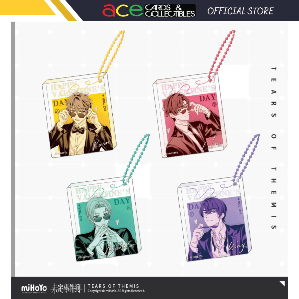 miHoYo Tears of Themis Passionate Acrylic Block Keychain Series-Xia Yan-miHoYo-Ace Cards &amp; Collectibles