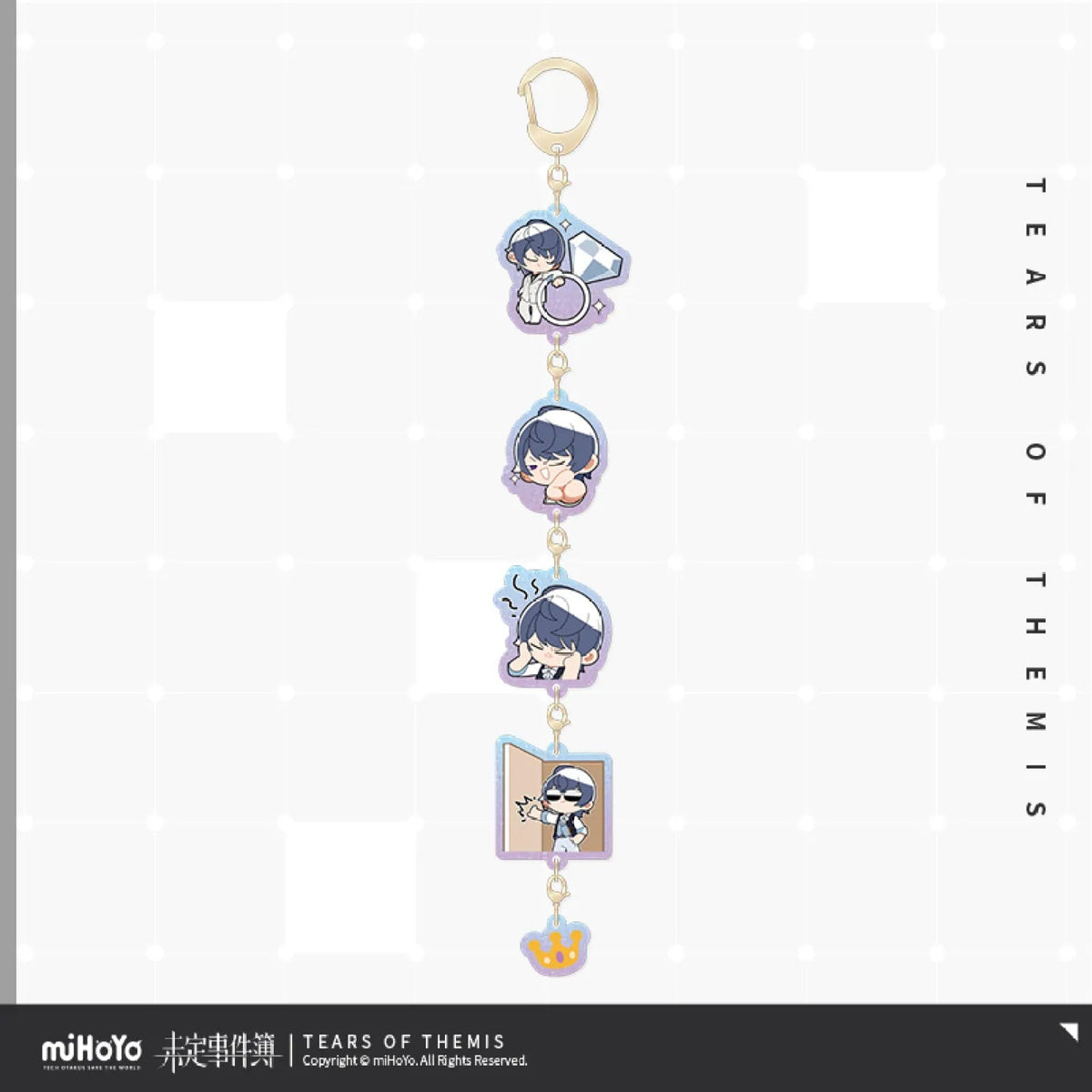 miHoYo Tears of Themis Promised Day Chibi Acrylic Keychain Series-Lu Jing He-miHoYo-Ace Cards &amp; Collectibles