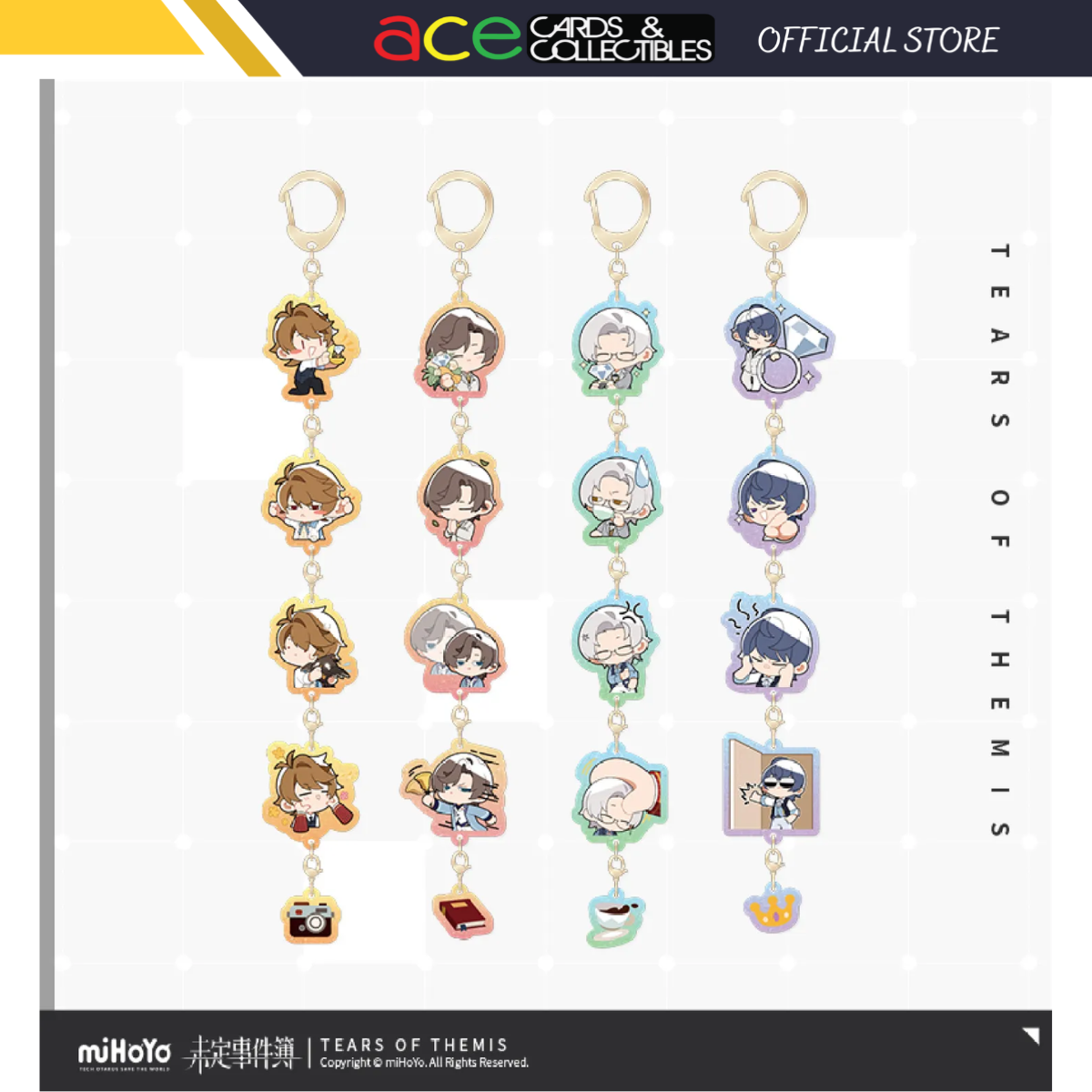 miHoYo Tears of Themis Promised Day Chibi Acrylic Keychain Series-Xia Yan-miHoYo-Ace Cards &amp; Collectibles