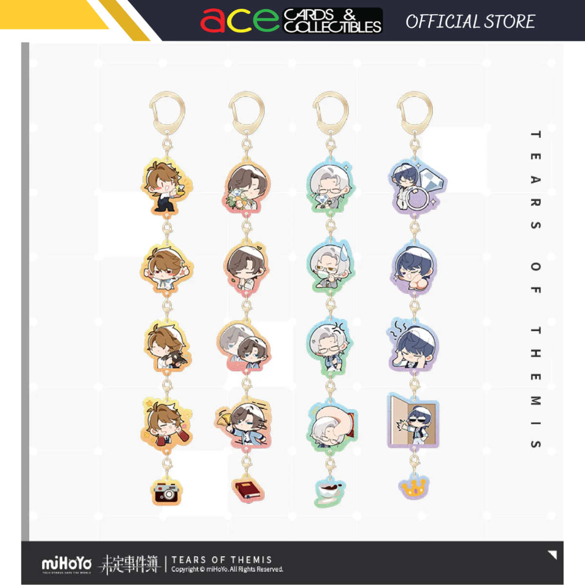 miHoYo Tears of Themis Promised Day Chibi Acrylic Keychain Series-Xia Yan-miHoYo-Ace Cards & Collectibles