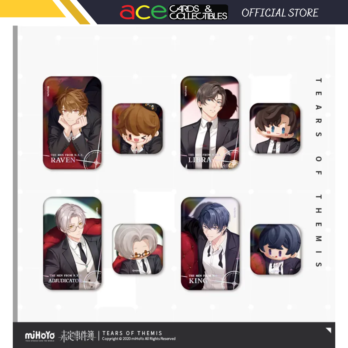 miHoYo Tears of Themis Stealing Heart Secret Badge Series-Xia Yan-miHoYo-Ace Cards &amp; Collectibles