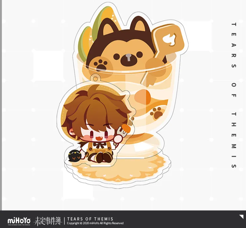 miHoYo Tears of Themis Sweet Fun Party Series Q version Acrylic Stand-Xia Yan-miHoYo-Ace Cards &amp; Collectibles