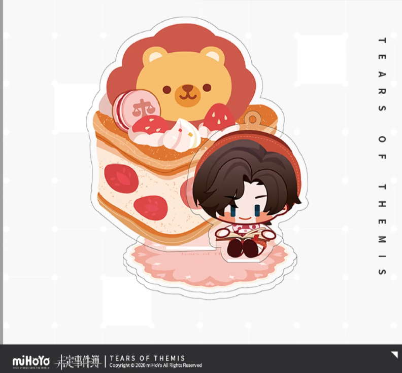 miHoYo Tears of Themis Sweet Fun Party Series Q version Acrylic Stand-Zuo Ran-miHoYo-Ace Cards &amp; Collectibles
