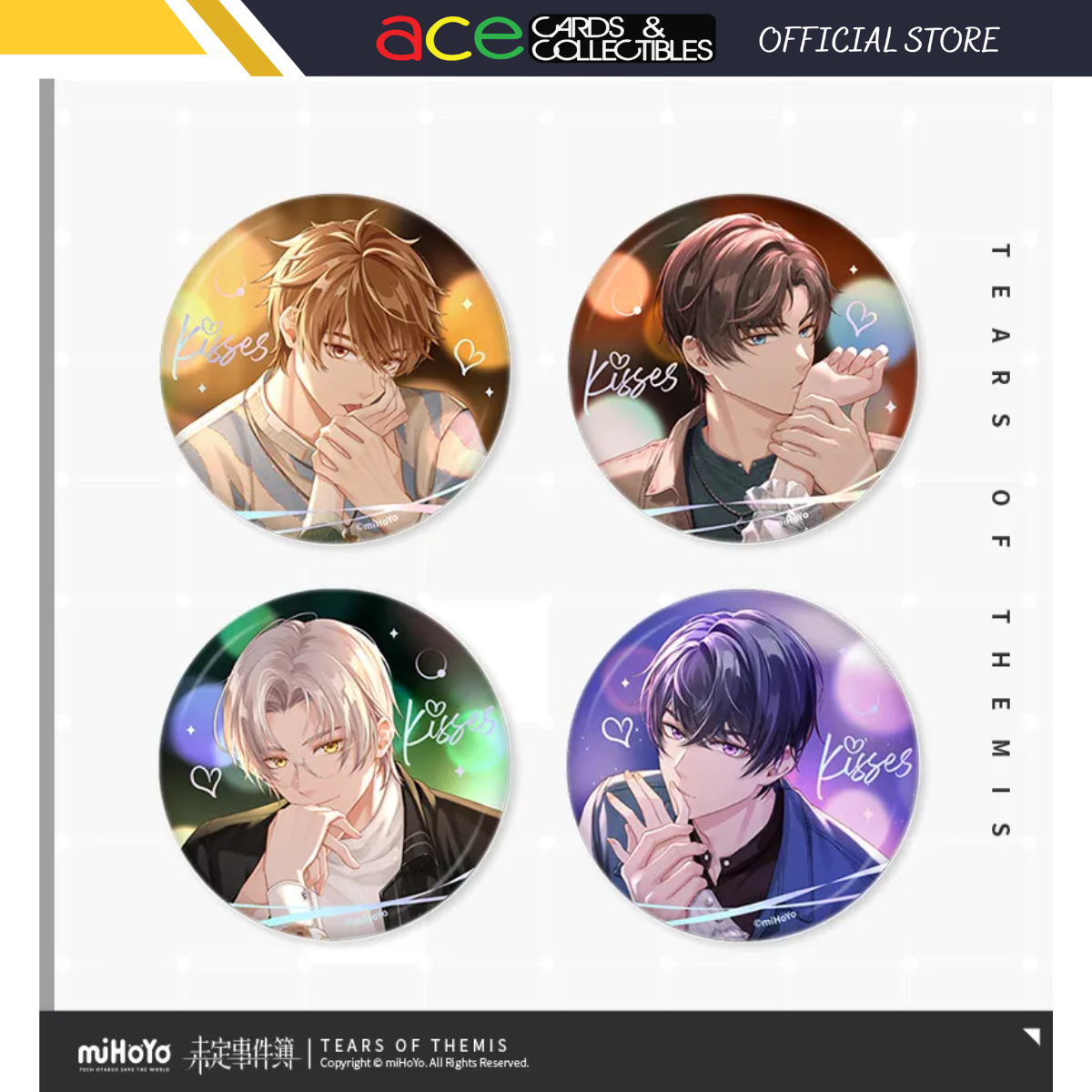 miHoYo Tears of Themis Sweet Passion and Soft Kiss Badge Series-Xia Yan-miHoYo-Ace Cards & Collectibles