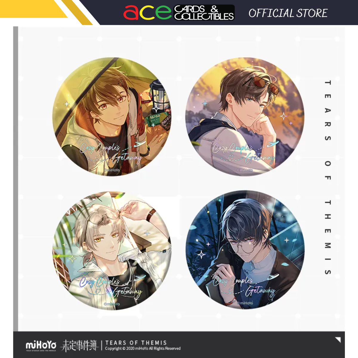 miHoYo Tears of Themis Warm Wind Love Travel Laser Badge Series-Xia Yan-miHoYo-Ace Cards &amp; Collectibles